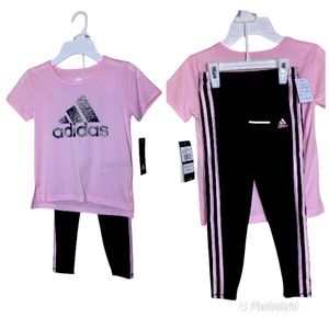 NWT.Adidas 2piece set girls